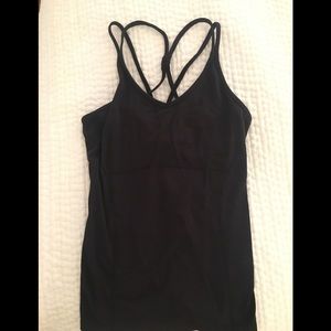 Athleta built in bra tank in black